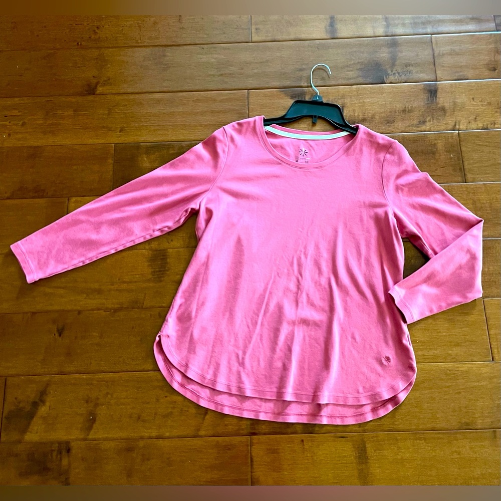 Pink Long-Sleeve Isaac Mizrahi Top